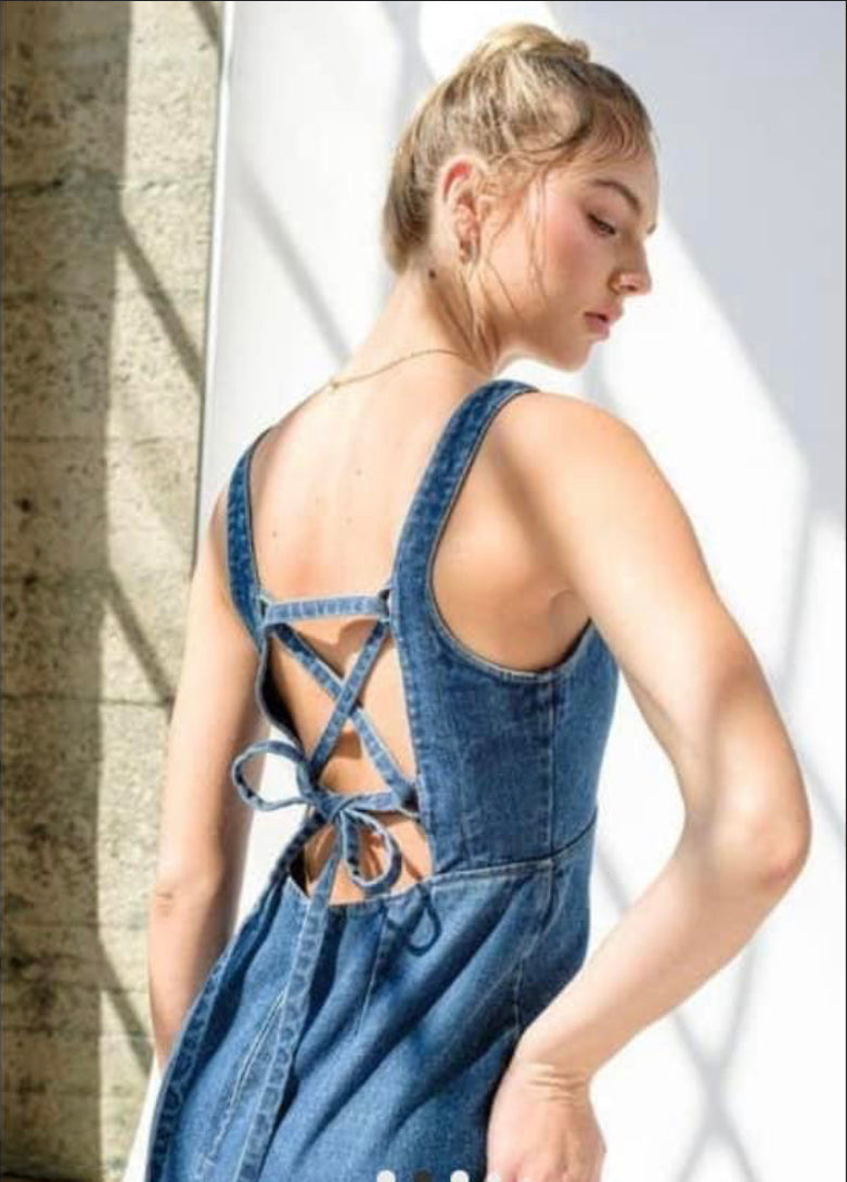 Short Jean dress