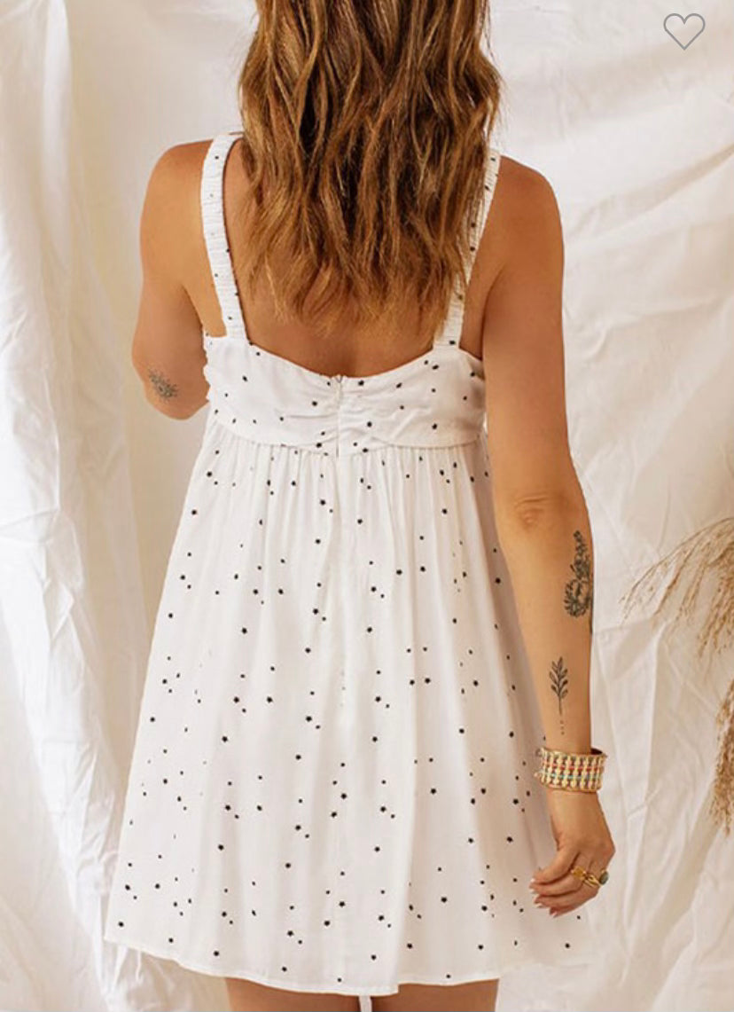 White star flowy dress